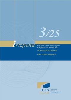 3/25 irizpena apirilaren 4koa, Euskadiko Kooperatiben Legearen Erregelamendua onartzen duen Dekretuaren Proiektuari buruzkoa